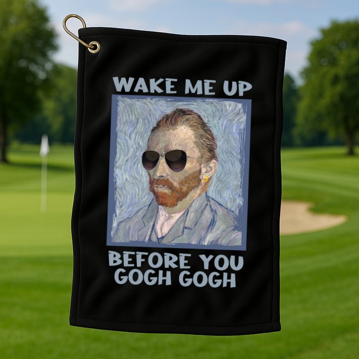 Artsy Van Gogh Meme For Design For Artists Golf Towel