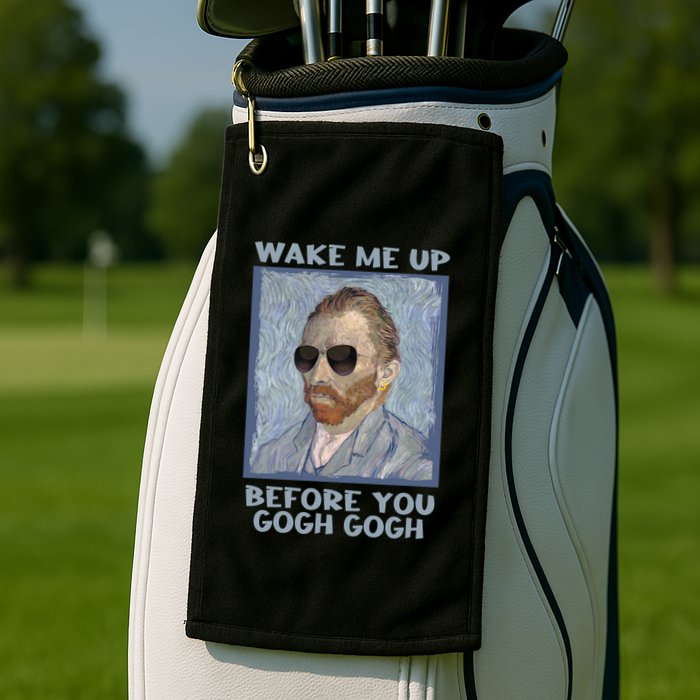 Artsy Van Gogh Meme For Design For Artists Golf Towel