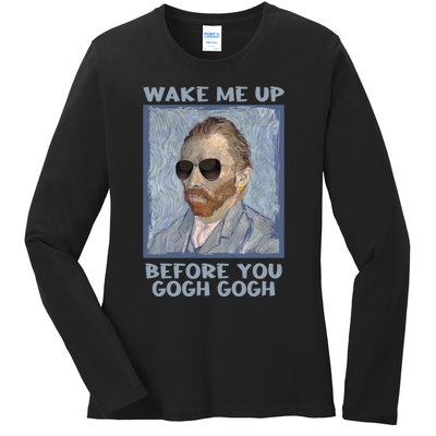 Artsy Van Gogh Meme For Design For Artists Ladies Long Sleeve Shirt