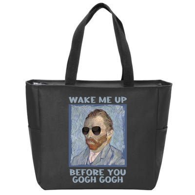 Artsy Van Gogh Meme For Design For Artists Zip Tote Bag