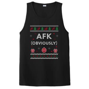 Afk Video Games Funny Gamer Design Ugly Christmas Cool Gift PosiCharge Competitor Tank