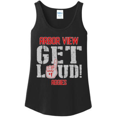 Arbor View High School Get Loud Aggies Ladies Essential Tank