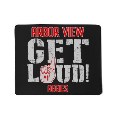 Arbor View High School Get Loud Aggies Mousepad