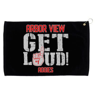 Arbor View High School Get Loud Aggies Grommeted Golf Towel