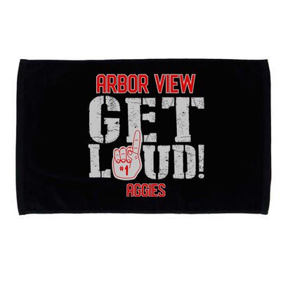 Arbor View High School Get Loud Aggies Microfiber Hand Towel