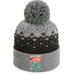 Aloha Vibes Hawaii Sunset Waves The Baniff Cuffed Pom Beanie