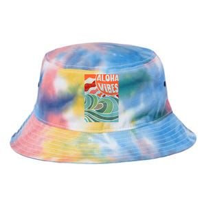 Aloha Vibes Hawaii Sunset Waves Tie Dye Newport Bucket Hat