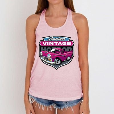 American Vintage Hotrod Women's Knotted Racerback Tank