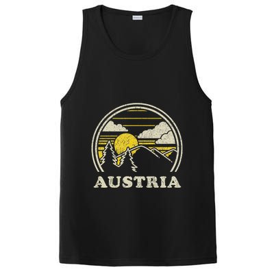 Austria Vintage Hiking Mountains PosiCharge Competitor Tank