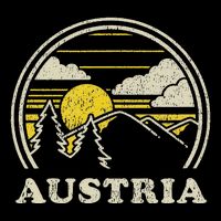 Austria Vintage Hiking Mountains Kids T-Shirt