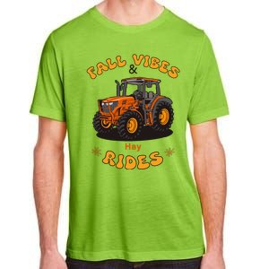 Autumn Vibes & Hay Rides Graphic Adult ChromaSoft Performance T-Shirt