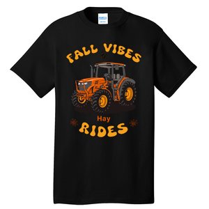 Autumn Vibes & Hay Rides Graphic Tall T-Shirt