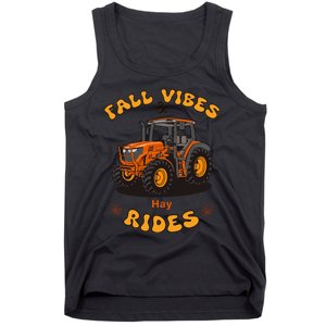 Autumn Vibes & Hay Rides Graphic Tank Top