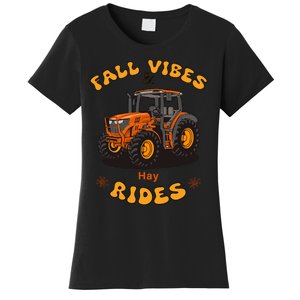 Autumn Vibes & Hay Rides Graphic Women's T-Shirt