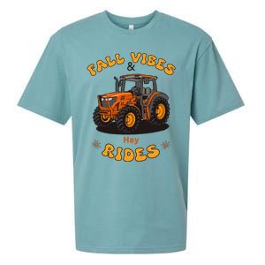 Autumn Vibes & Hay Rides Graphic Sueded Cloud Jersey T-Shirt