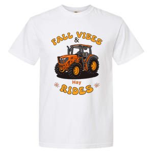 Autumn Vibes & Hay Rides Graphic Garment-Dyed Heavyweight T-Shirt