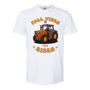 Autumn Vibes & Hay Rides Graphic Softstyle CVC T-Shirt