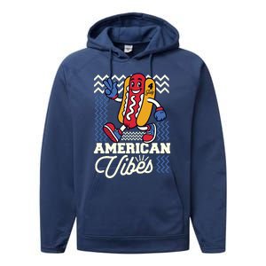 American Vibes Hot Dog Performance Fleece Hoodie