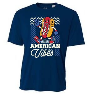 American Vibes Hot Dog Cooling Performance Crew T-Shirt