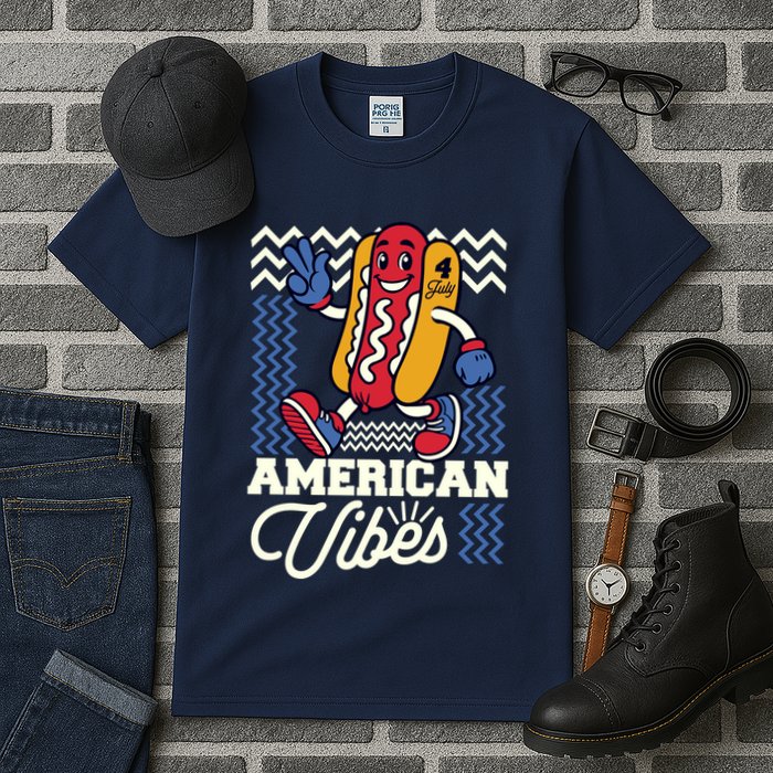 American Vibes Hot Dog Tall T-Shirt