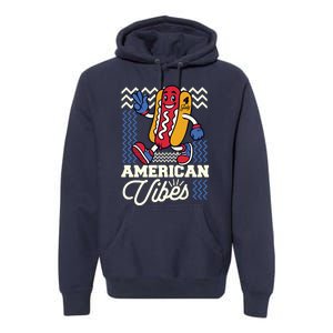 American Vibes Hot Dog Premium Hoodie