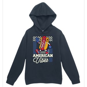 American Vibes Hot Dog Urban Pullover Hoodie