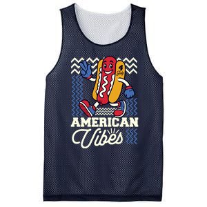 American Vibes Hot Dog Mesh Reversible Basketball Jersey Tank