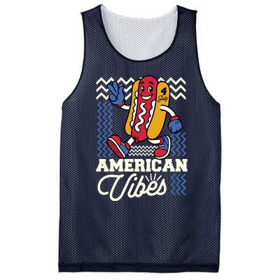 American Vibes Hot Dog Mesh Reversible Basketball Jersey Tank