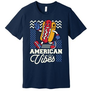 American Vibes Hot Dog Premium T-Shirt