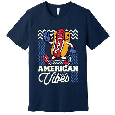 American Vibes Hot Dog Premium T-Shirt