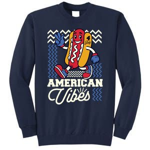 American Vibes Hot Dog Tall Sweatshirt