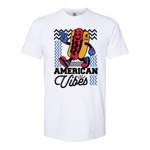 American Vibes Hot Dog Softstyle CVC T-Shirt