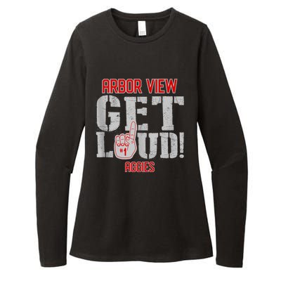 Arbor View High School Get Loud Aggies Womens CVC Long Sleeve Shirt