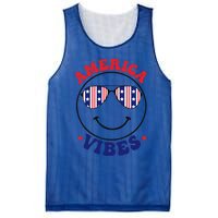 America Vibes July 4th America Flag Patriot Usa Gift Mesh Reversible Basketball Jersey Tank