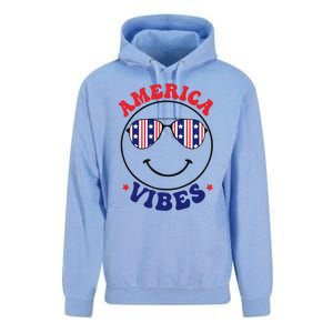 America Vibes July 4th America Flag Patriot Usa Gift Unisex Surf Hoodie