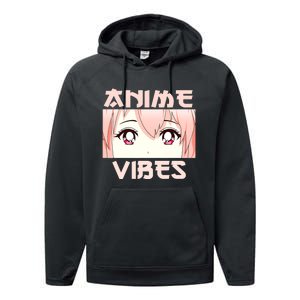 Anime Vibes Kawaii Japanese Otaku Teens Girls Performance Fleece Hoodie