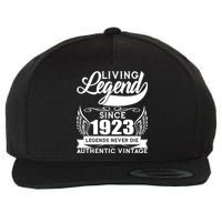 Authentic Vintage Living Legend Since 1923 Legends Never Die 100th Birthday Wool Snapback Cap