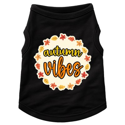 Autumn Vibes Leaf Season Doggie Tank