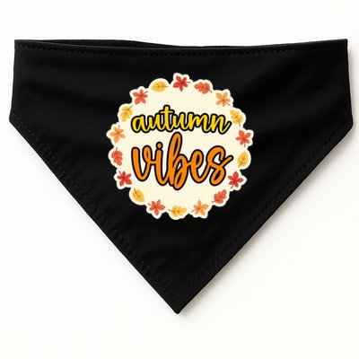 Autumn Vibes Leaf Season USA-Made Doggie Bandana