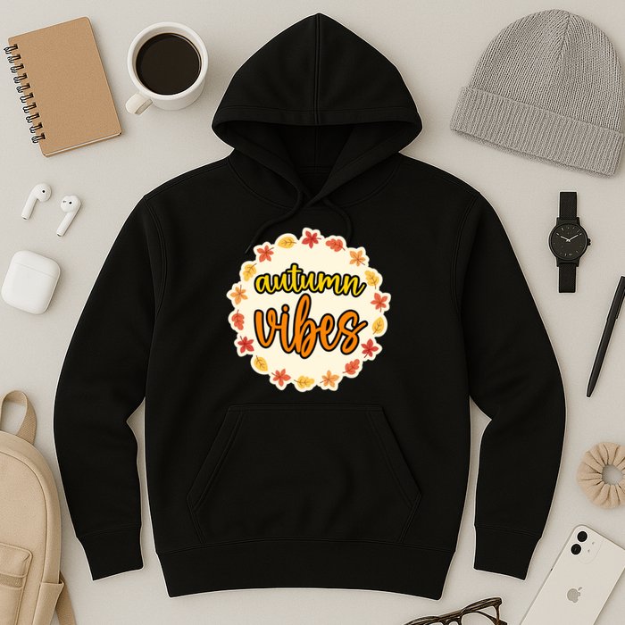 Autumn Vibes Leaf Season Hoodie
