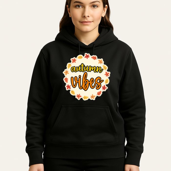 Autumn Vibes Leaf Season Hoodie