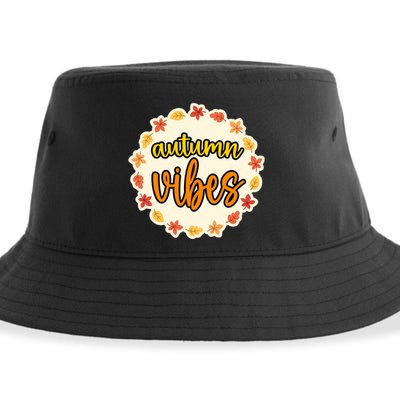 Autumn Vibes Leaf Season Sustainable Bucket Hat