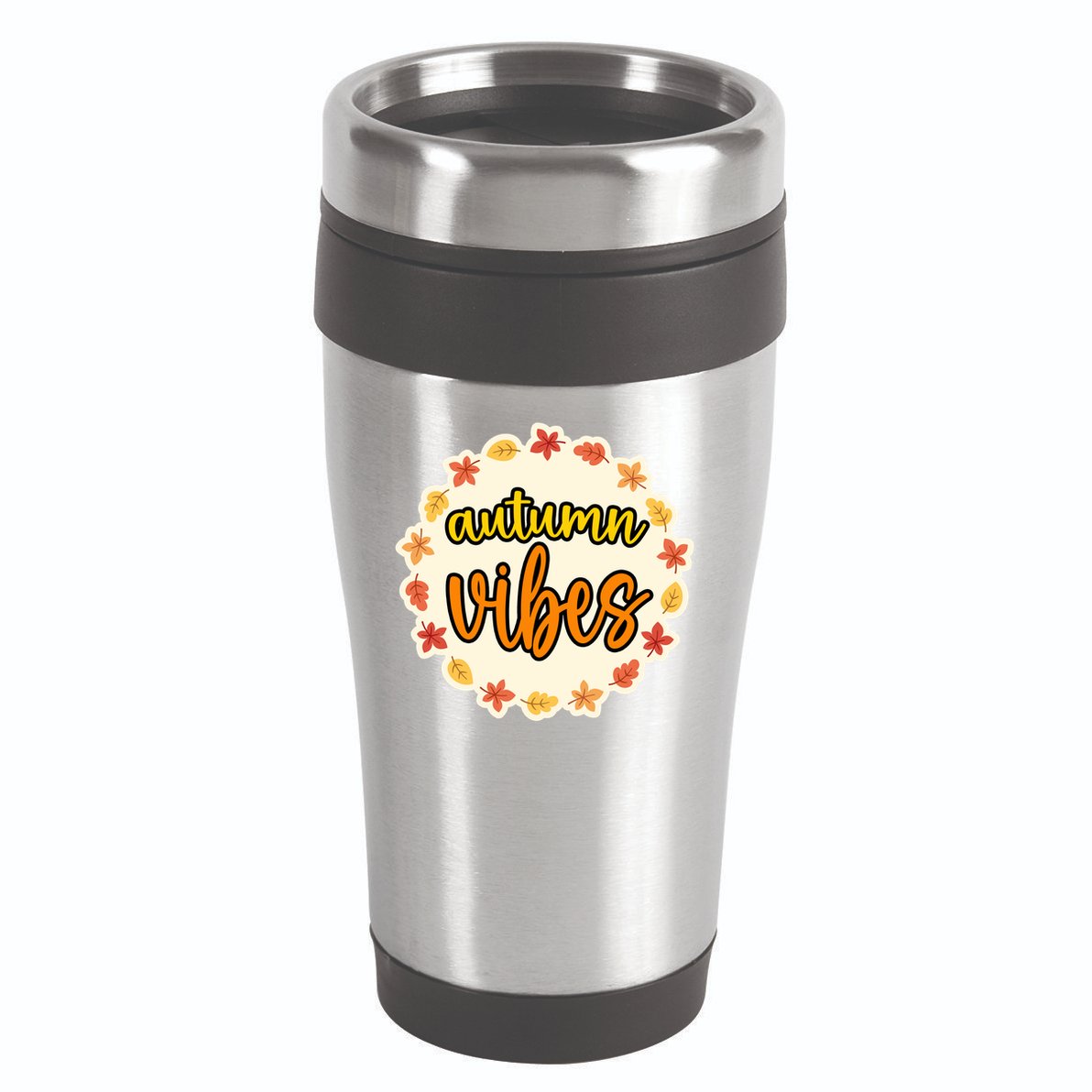 Autumn Vibes Leaf Season 16oz Travel Tumbler