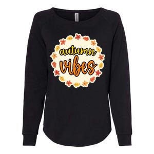 Autumn Vibes Leaf Season Womens California Wash Sweatshirt