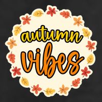 Autumn Vibes Leaf Season Golf Towel
