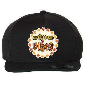 Autumn Vibes Leaf Season Wool Snapback Cap