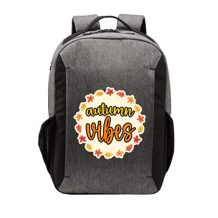 Autumn Vibes Leaf Season Vector Backpack