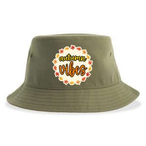 Autumn Vibes Leaf Season Sustainable Bucket Hat