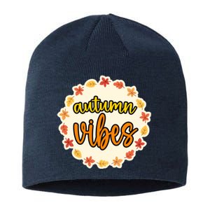 Autumn Vibes Leaf Season Sustainable Beanie