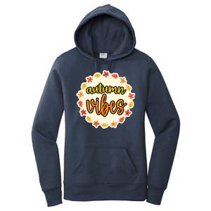 Autumn Vibes Leaf Season Women's Pullover Hoodie